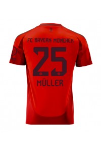 Bayern Munich Thomas Muller #25 Voetbaltruitje Thuis tenue 2024-25 Korte Mouw